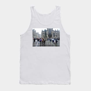 A wet rainy day in Edinburgh Tank Top